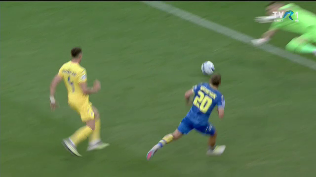 Ștefan Târnovanu, intervenție sclipitoare în România U21 - Ucraina U21! _23