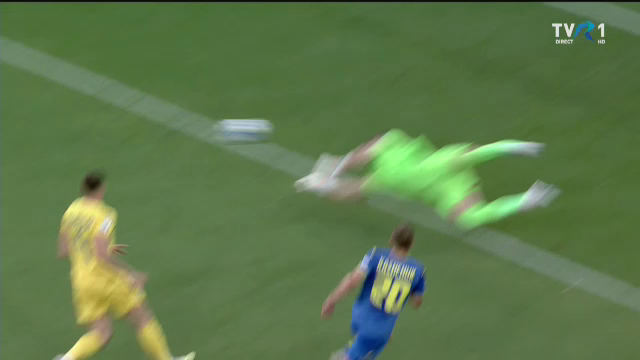Ștefan Târnovanu, intervenție sclipitoare în România U21 - Ucraina U21! _24