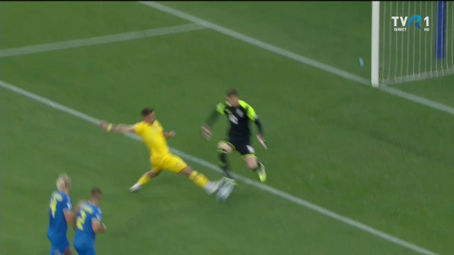 România U21 - Ucraina U21 | A fost penalty? ”Tricolorii” au protestat vehement, dar arbitrul nu a dat nimic_3
