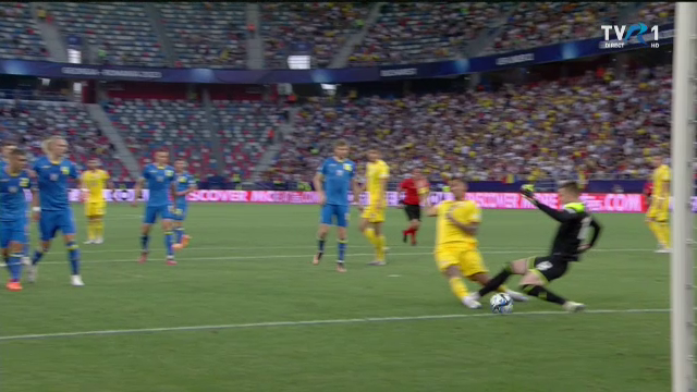 România U21 - Ucraina U21 | A fost penalty? ”Tricolorii” au protestat vehement, dar arbitrul nu a dat nimic_7