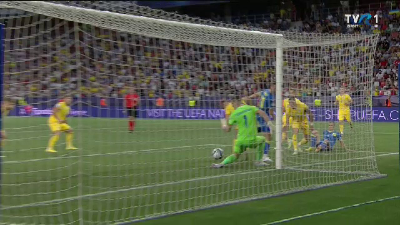 Autogolul care a decis România U21 - Ucraina U21 0-1. Victor Dican și-a băgat mingea în propria poartă_10