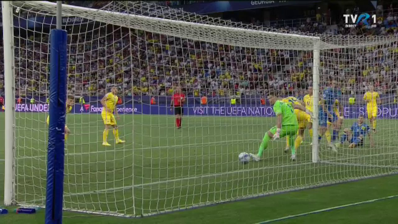 Autogolul care a decis România U21 - Ucraina U21 0-1. Victor Dican și-a băgat mingea în propria poartă_11