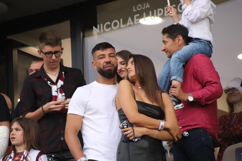 Iubita lui Marius Constantin, Miruna Lazea, a atras toate privirile la centenarul Rapidului! Cum au fost surprinși cei doi _3
