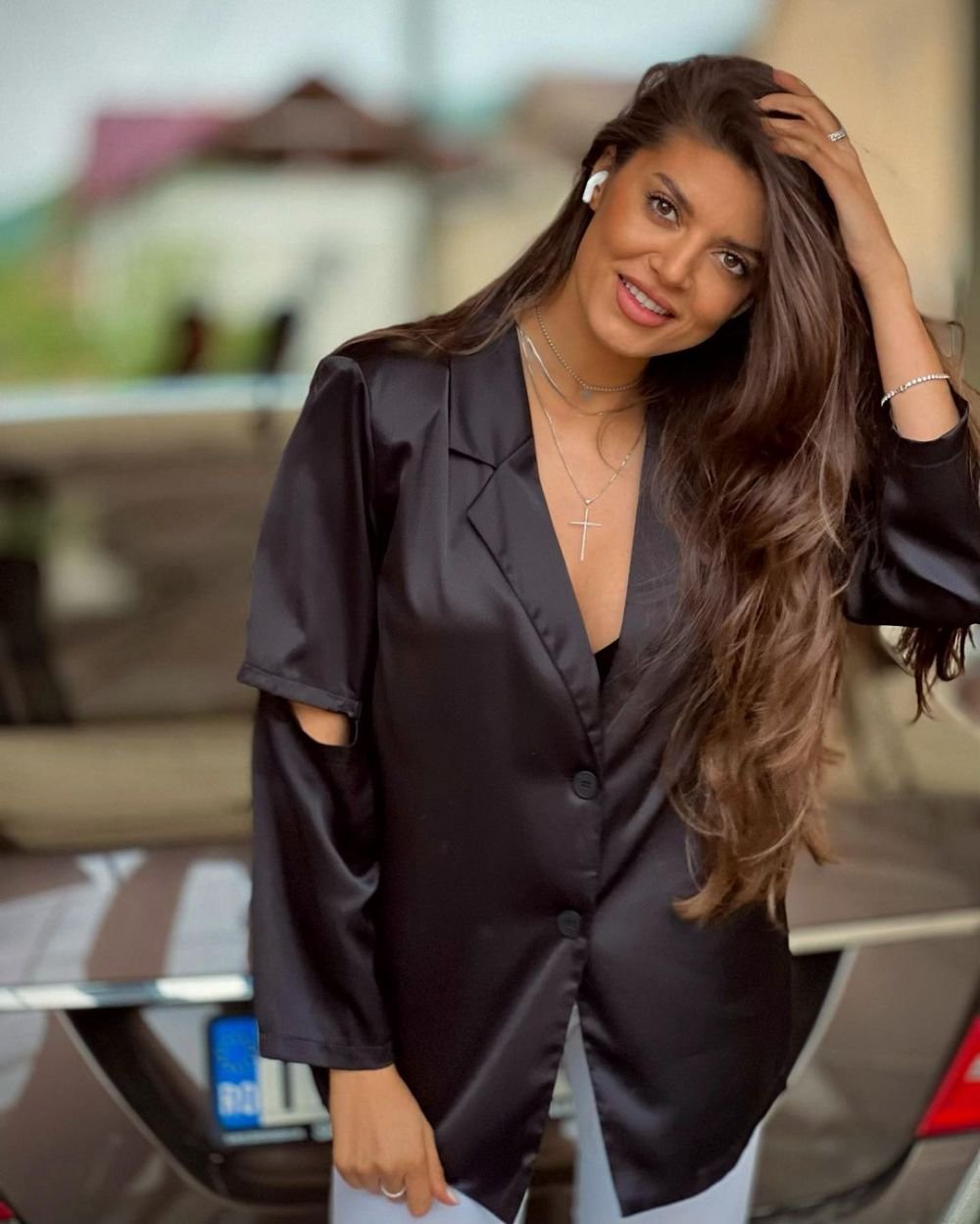 Iubita lui Marius Constantin, Miruna Lazea, a atras toate privirile la centenarul Rapidului! Cum au fost surprinși cei doi _11