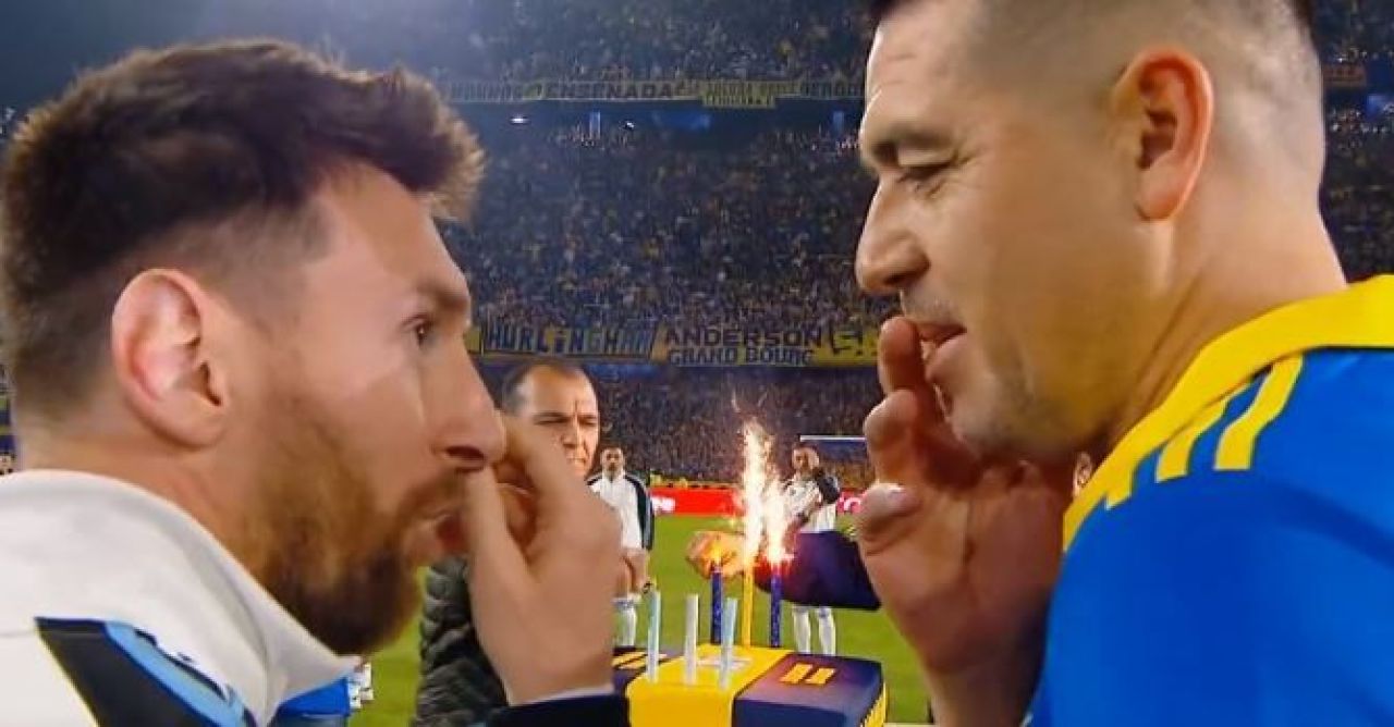 Fanii lui Boca Juniors, cerere inedită pentru 'rivalul' Leo Messi! A jucat pe La Bombonera, la meciul retragerii idolului său, Riquelme _4