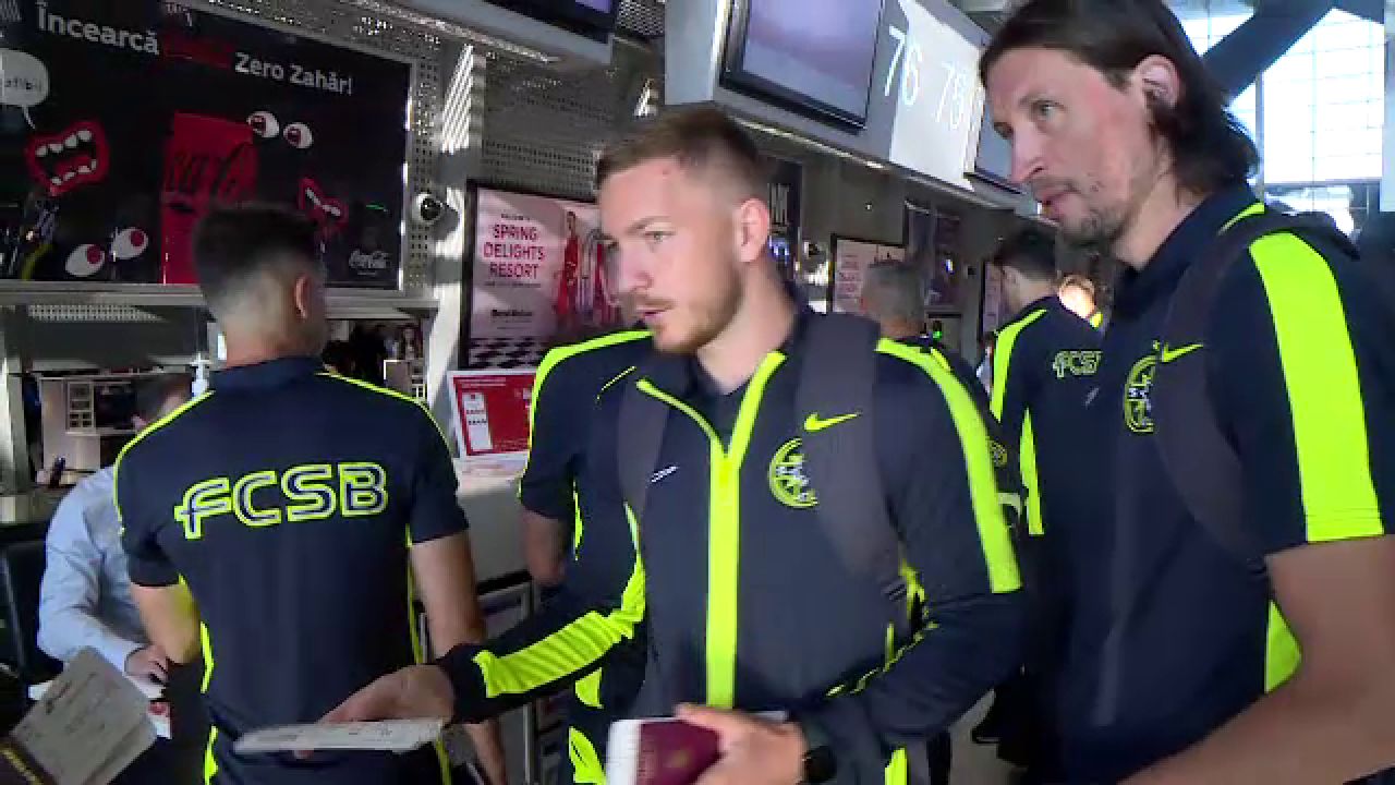 FCSB a plecat în cantonamentul din Țările de Jos. Imagini de pe aeroport cu Elias Charalambous&co_6