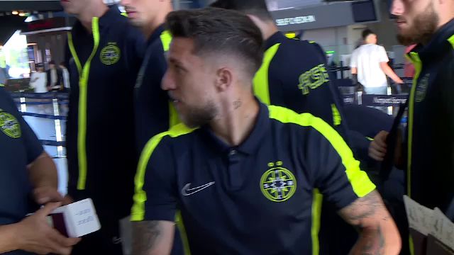 FCSB a plecat în cantonamentul din Țările de Jos. Imagini de pe aeroport cu Elias Charalambous&co_9