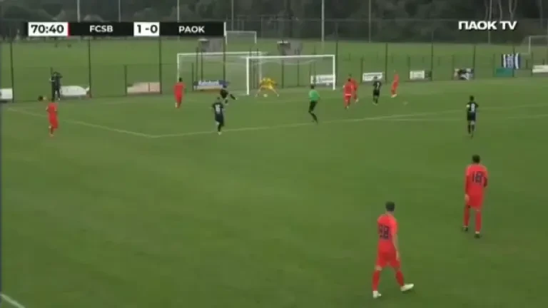PAOK - FCSB 1-1: Echipa lui Lucescu egalează după o eroare a lui Ngezana