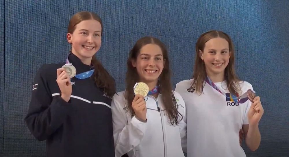 Campionatele Europene de înot: minunea de 14 ani Daria Silișteanu, pe urmele lui David Popovici! Avem primele medalii și un nou record doborât_3