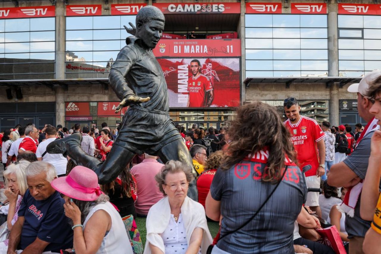Di Maria a declanșat nebunia! Imagini spectaculoase de la prezentarea campionului mondial la Benfica! Cum a fost întâmpinat de fani _1