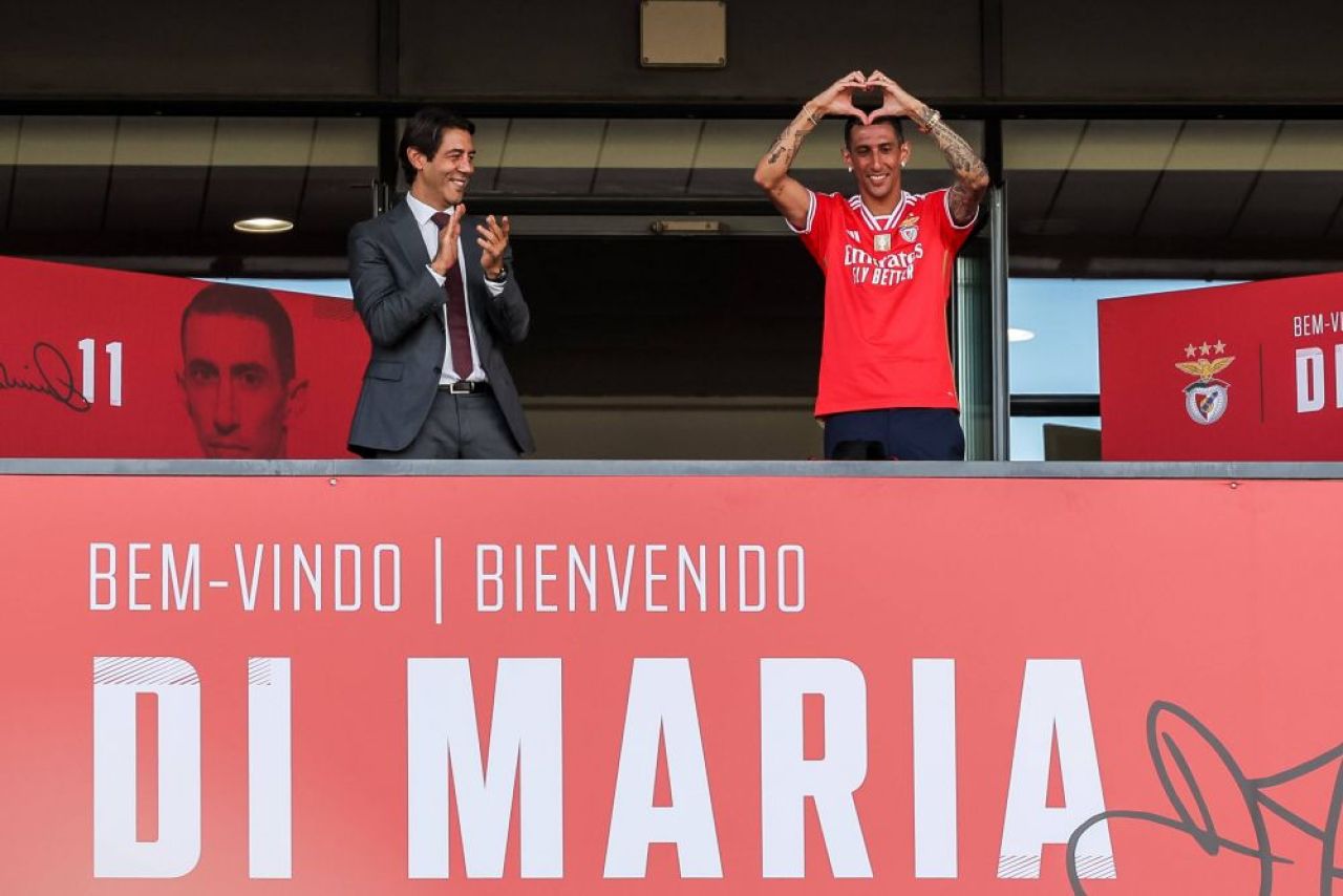 Di Maria a declanșat nebunia! Imagini spectaculoase de la prezentarea campionului mondial la Benfica! Cum a fost întâmpinat de fani _3