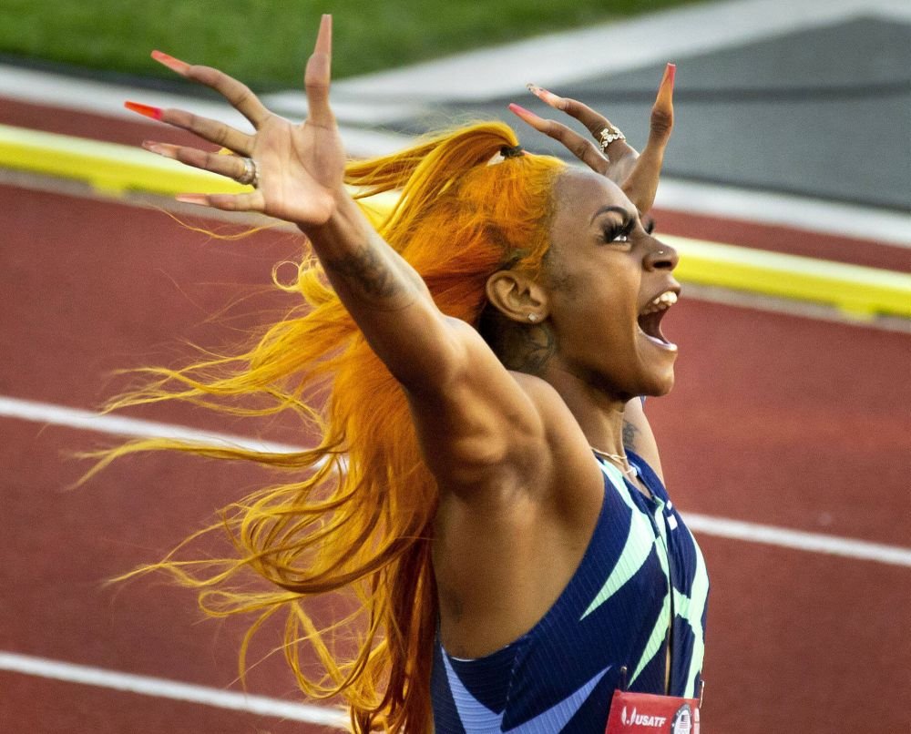 Extravaganta Sha'Carri Richardson a stabilit cea mai bună performanță mondială a sezonului la 100 de metri!_5