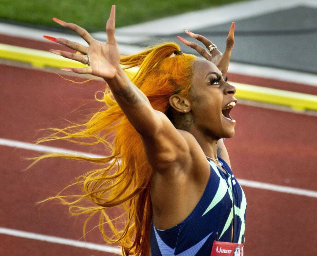 Extravaganta Sha'Carri Richardson a stabilit cea mai bună performanță mondială a sezonului la 100 de metri!_5