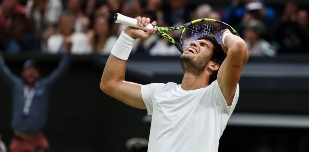 Alcaraz l-a spulberat pe Berrettini! Forehandul de 167 km/h prin care spaniolul a uimit spectatorii, la Wimbledon_21