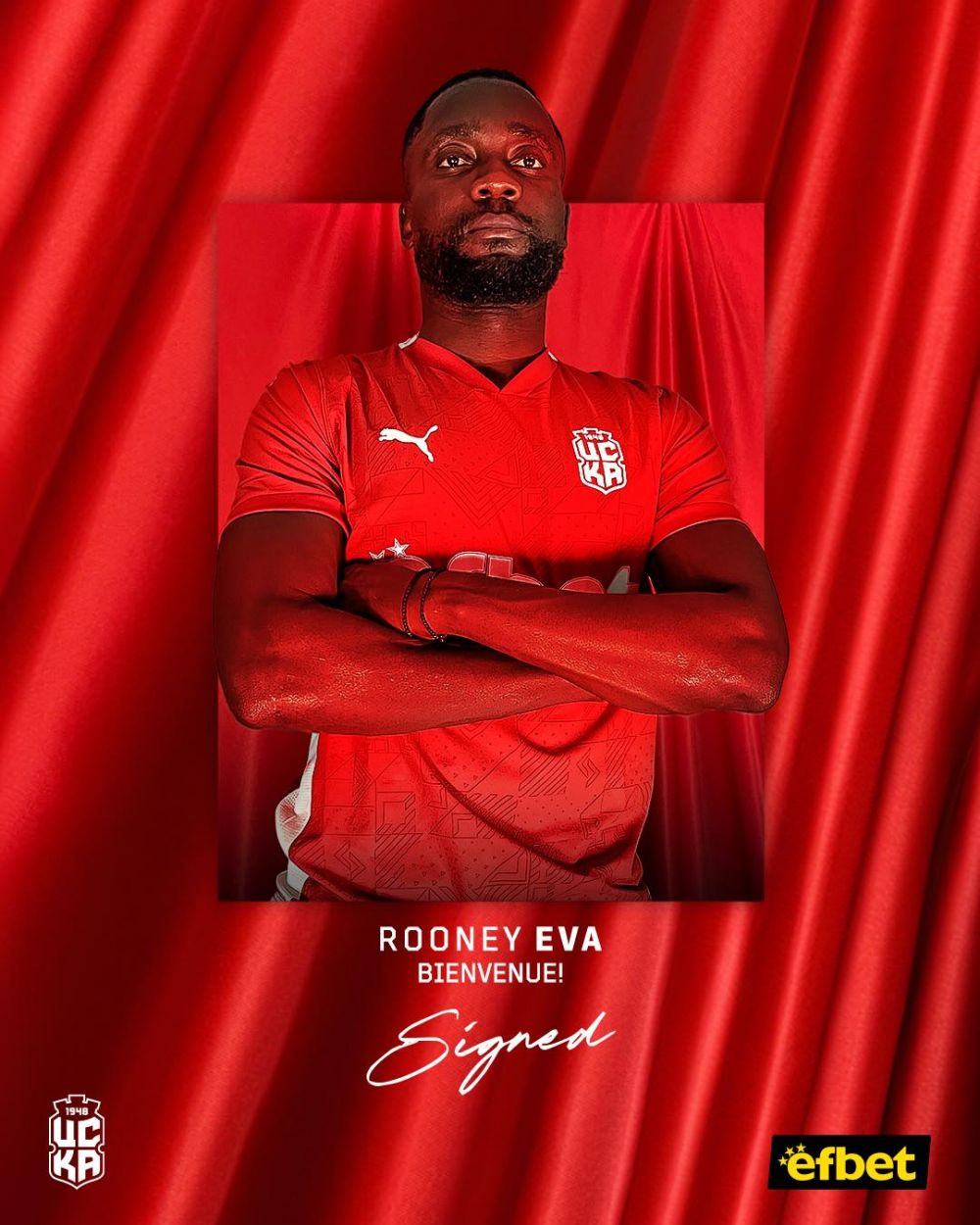 Wankewai Rooney la ȚSKA 1948 Sofia, adversara lui FCSB din Conference League! Atacantul este al 10-lea transfer al verii pentru bulgari