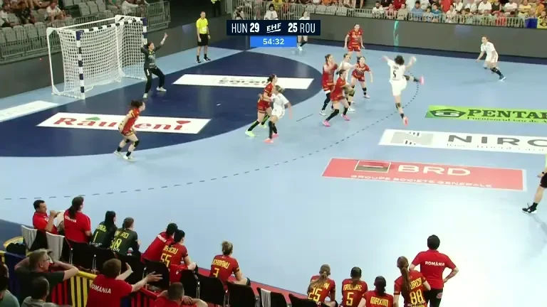 Rom&acirc;nia U19 - Ungaria U19 26-34 (16-18). Ultimele cinci minute ale semifinalei de la EURO U19