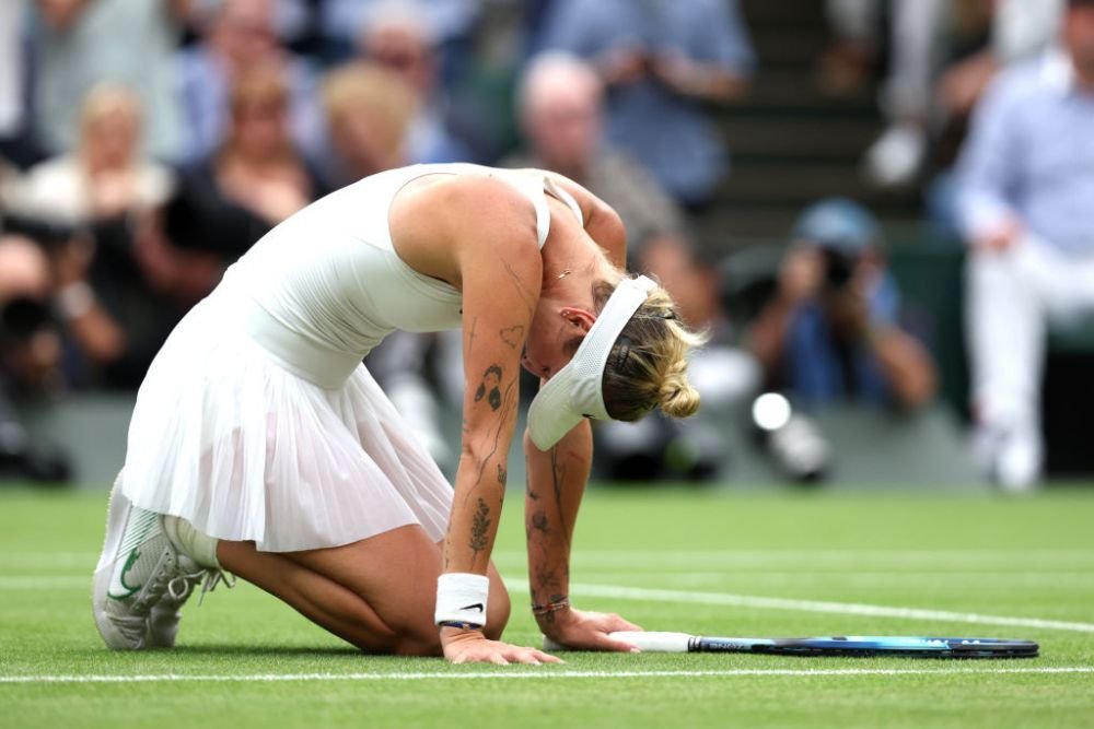 Genul programului: dramă. Imaginea zilei vine din partea finalistei învinse a turneului de la Wimbledon _2