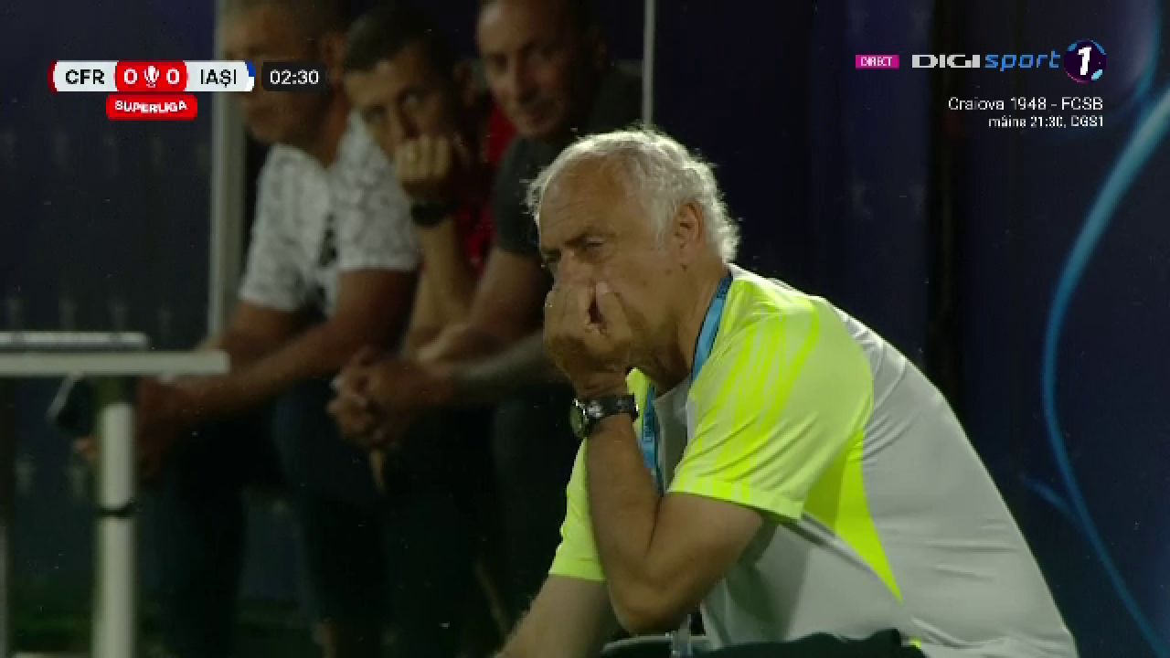 Cum și-a făcut apariția Andrea Mandorlini la primul meci oficial pe banca CFR-ului_3