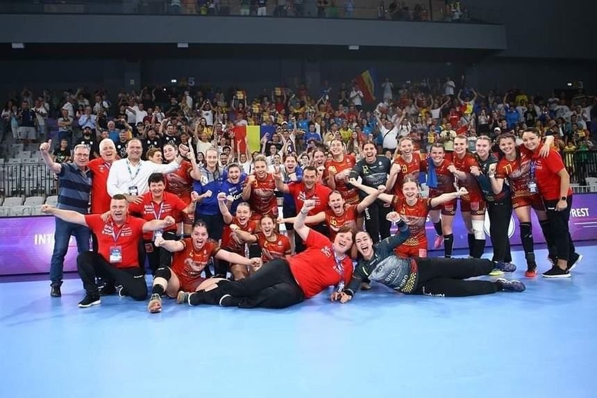 Rom&acirc;nia - Portugalia 39- 32 | Rom&acirc;nia, bronz la Europeanul U19 de handbal feminin! Tricolorele și-au luat revanșa cu portughezele&nbsp;