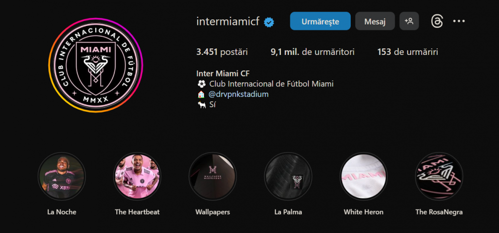 Conturile de social media ale clubului Inter Miami au explodat de c&acirc;nd a semnat Messi! C&acirc;ți oameni urmăresc echipa pe Instagram