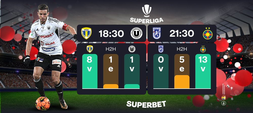 (P) Starurile defilează la T&acirc;rgu Jiu! Supercotele pentru meciurile de duminică din Superligă