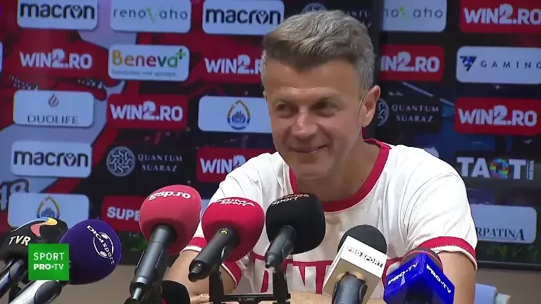 Ovidiu Burcă, declarații înaintea meciului cu Universitatea Craiova (16.07.2023)