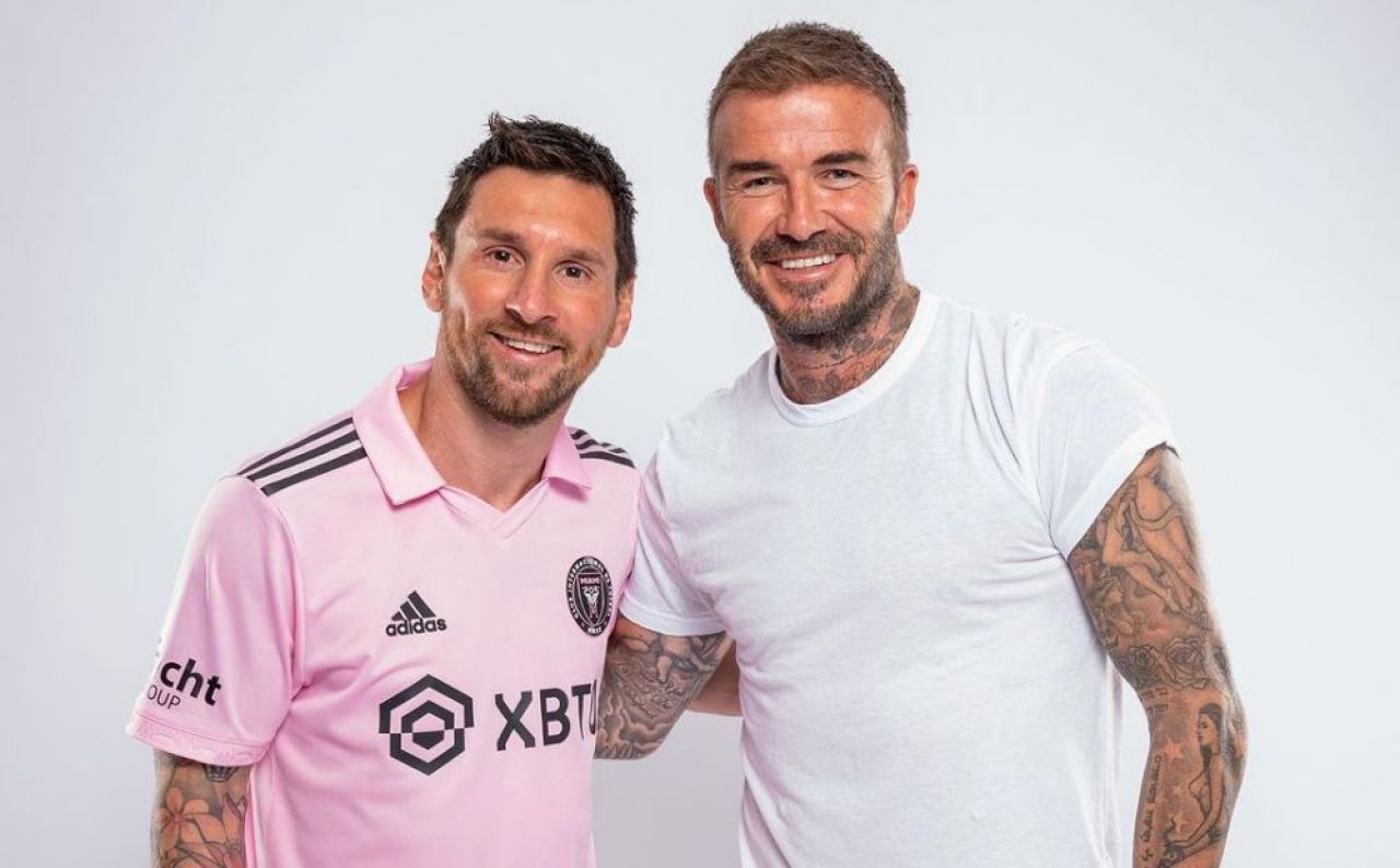 S-a pozat cu șefu'! Leo Messi a apărut alături de David Beckham: „Visul devine realitate!” _1
