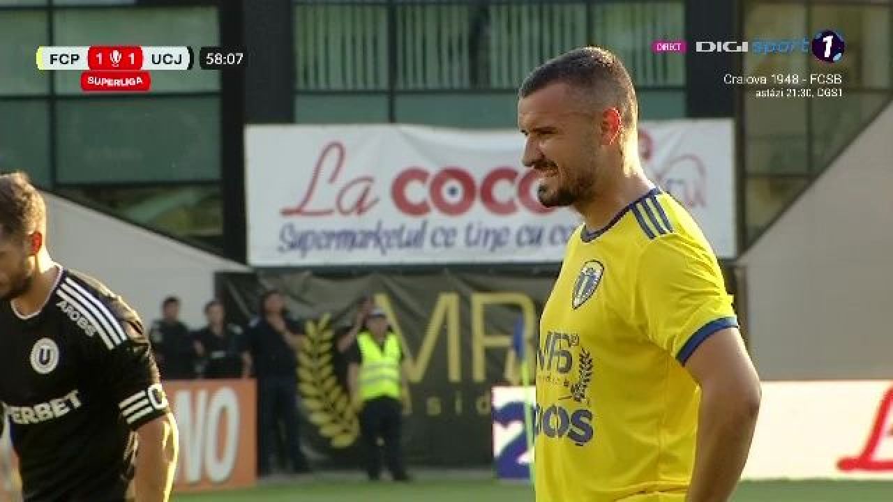 Controversă la Petrolul - U Cluj! Bordeianu a intrat în careu, dar penalty-ul ratat de Budescu nu s-a repetat_2