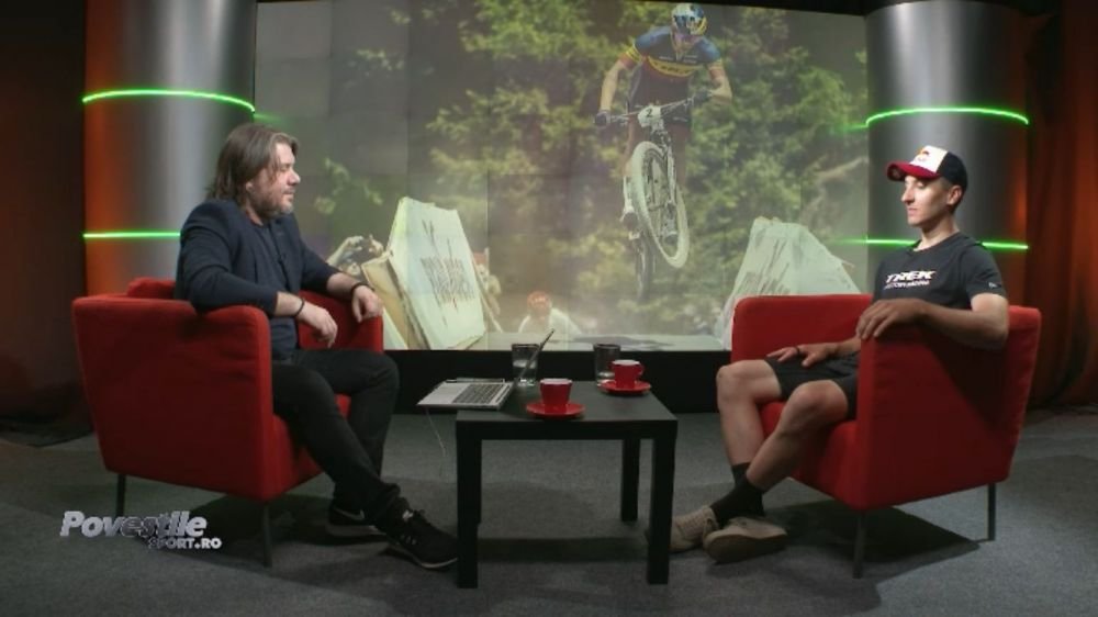 Adrenalină pură cu Vlad Dascălu, campion european la mountain bike. Medaliatul cu aur de la Jocurile Europene a fost invitat la Poveștile Sport.ro_5