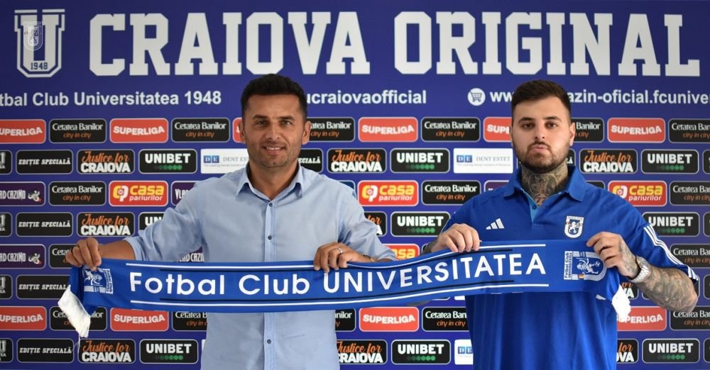 Nicolae Dică a semnat cu FC U Craiova! Anunțul oltenilor