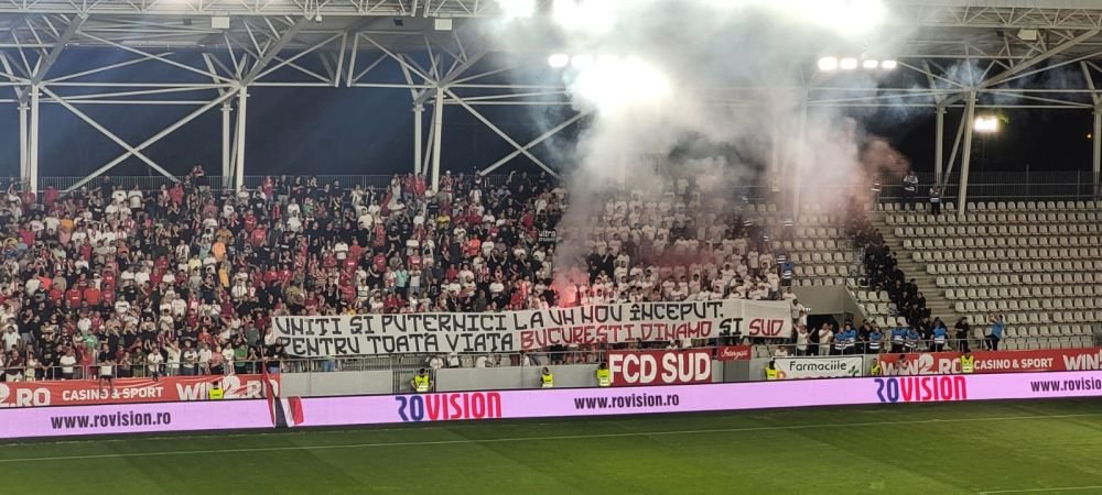 Atmosferă superbă realizată de fanii lui Dinamo pe 