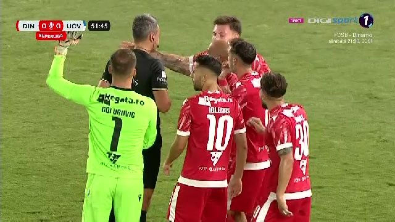 Controversă în Dinamo - Universitatea Craiova!