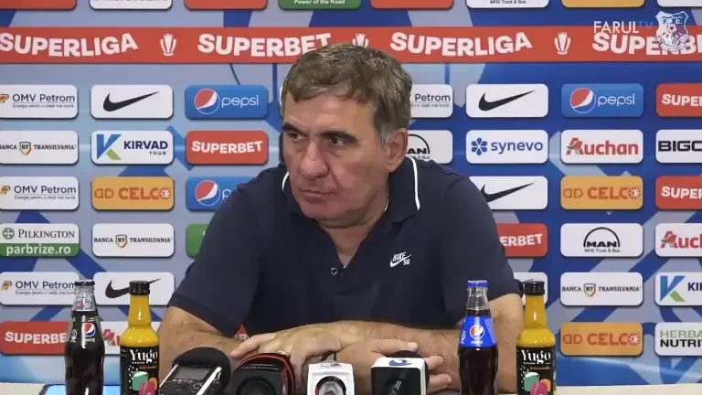 Gheorghe Hagi, conferință de presă &icirc;nainte de meciul cu FC Voluntari (21 iulie 2023)
