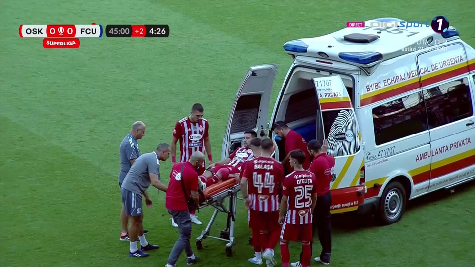 Momente jenante la Sfântu Gheorghe! Accidentat, Rodriguez a fost dat jos de pe targă, deoarece nu a putut fi urcată în ambulanță_4