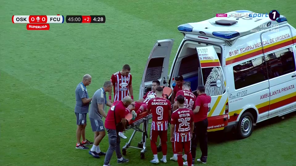 Momente jenante la Sfântu Gheorghe! Accidentat, Rodriguez a fost dat jos de pe targă, deoarece nu a putut fi urcată în ambulanță_5