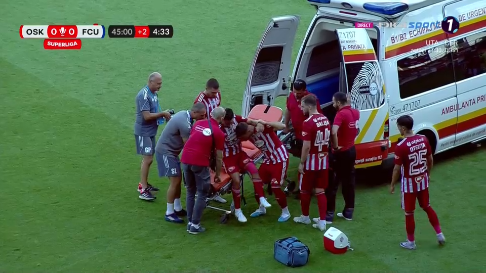 Momente jenante la Sfântu Gheorghe! Accidentat, Rodriguez a fost dat jos de pe targă, deoarece nu a putut fi urcată în ambulanță_7