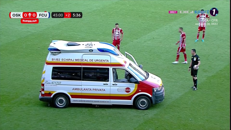 Momente jenante la Sfântu Gheorghe! Accidentat, Rodriguez a fost dat jos de pe targă, deoarece nu a putut fi urcată în ambulanță_16
