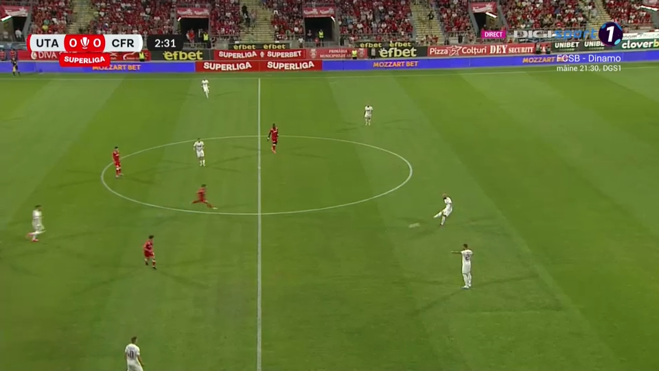 UTA Arad - CFR Cluj 1-3 | Echipa lui Mandorlini, lider provizoriu în Superligă, după o nouă victorie convingătoare_2