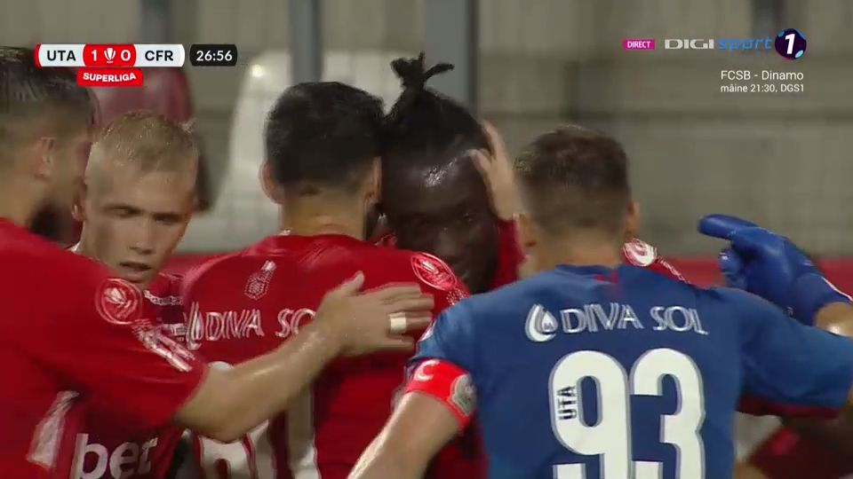 UTA Arad - CFR Cluj 1-3 | Echipa lui Mandorlini, lider provizoriu în Superligă, după o nouă victorie convingătoare_3