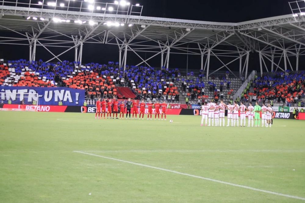 Scenografie cu mesaj multiplu pusă la punct de fanii FCSB-ului la meciul cu Dinamo_5