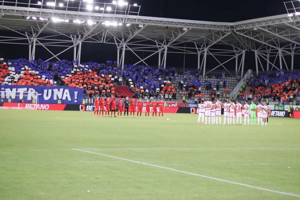 Scenografie cu mesaj multiplu pusă la punct de fanii FCSB-ului la meciul cu Dinamo_5