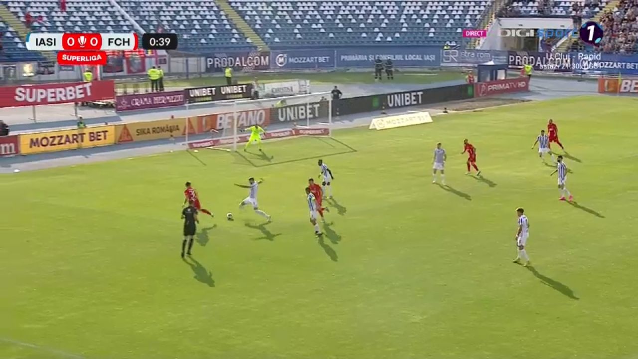 Poli Iași - FC Hermannstadt 1-3 | Victorie categorică a oaspeților, moldovenii rămân fără puncte în Superligă_2