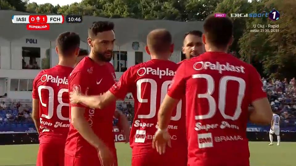 Poli Iași - FC Hermannstadt 1-3 | Victorie categorică a oaspeților, moldovenii rămân fără puncte în Superligă_3