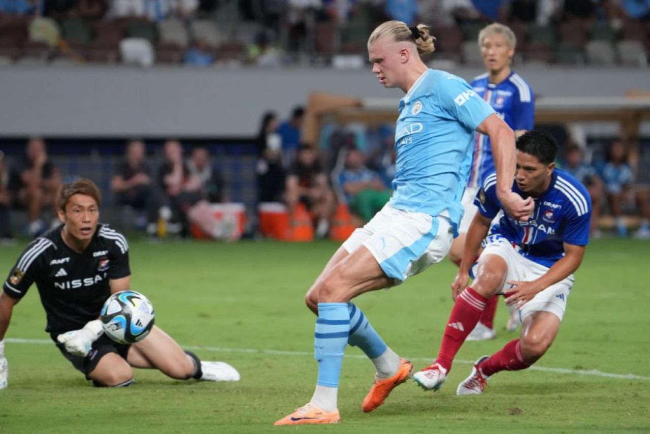 'Bestia' s-a întors înfometată! :) Erling Haaland, 'dublă' în primul amical al verii pentru Manchester City _12