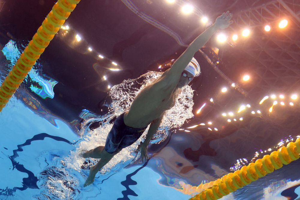 Cum a reacționat David Popovici când și-a văzut numele pe locul patru după cursa de 200 de metri liber_4