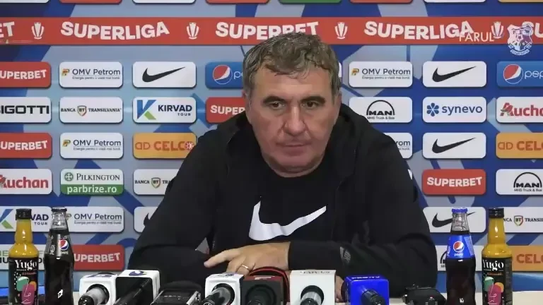 Conferință de presă Gică Hagi înainte de Farul - FC Urartu (26.07.2023)