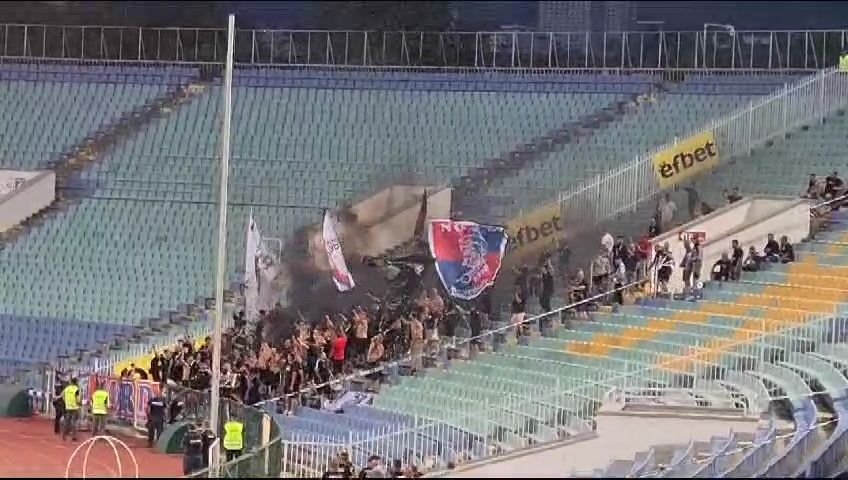Galeria FCSB, provocată în Bulgaria. Ce au scandat fanii lui CSKA 1948 Sofia_4