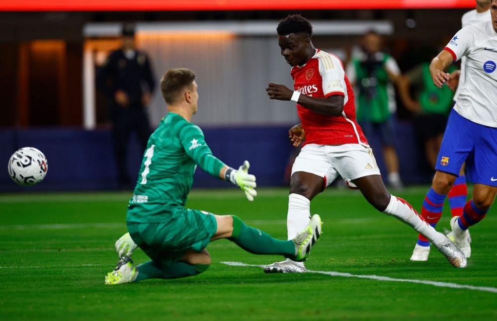 Arsenal, 'manita' cu Barcelona în primul amical al verii pentru catalani! Xavi s-a enervat: „Jucau finala Champions League ei!” _2