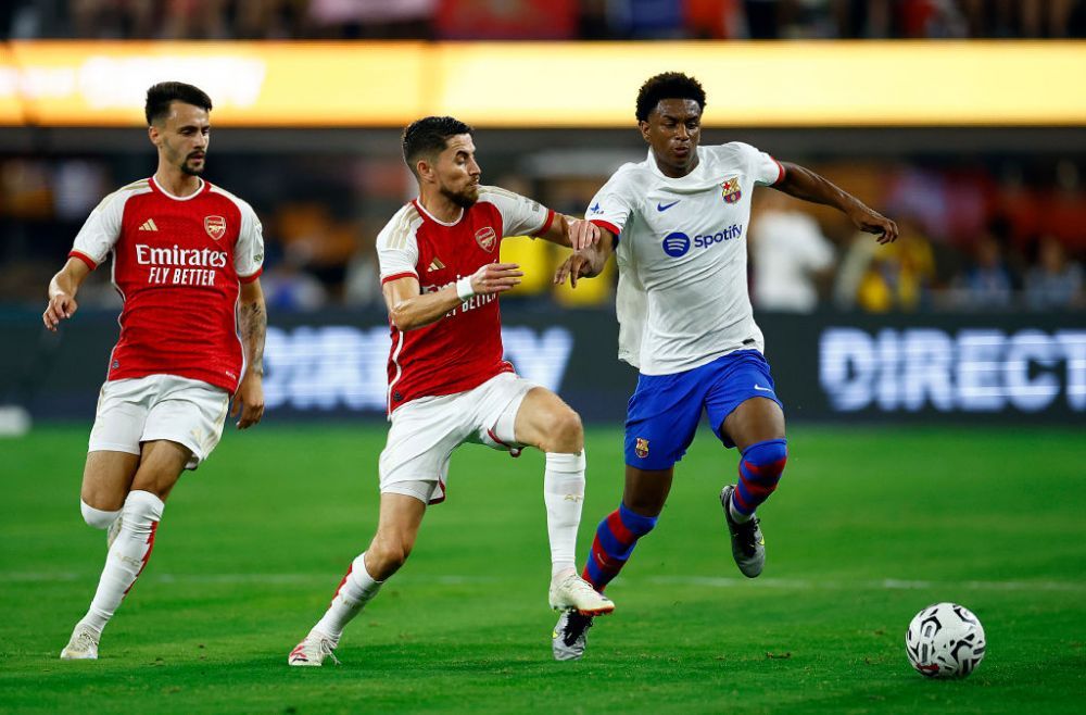 Arsenal, 'manita' cu Barcelona în primul amical al verii pentru catalani! Xavi s-a enervat: „Jucau finala Champions League ei!” _5