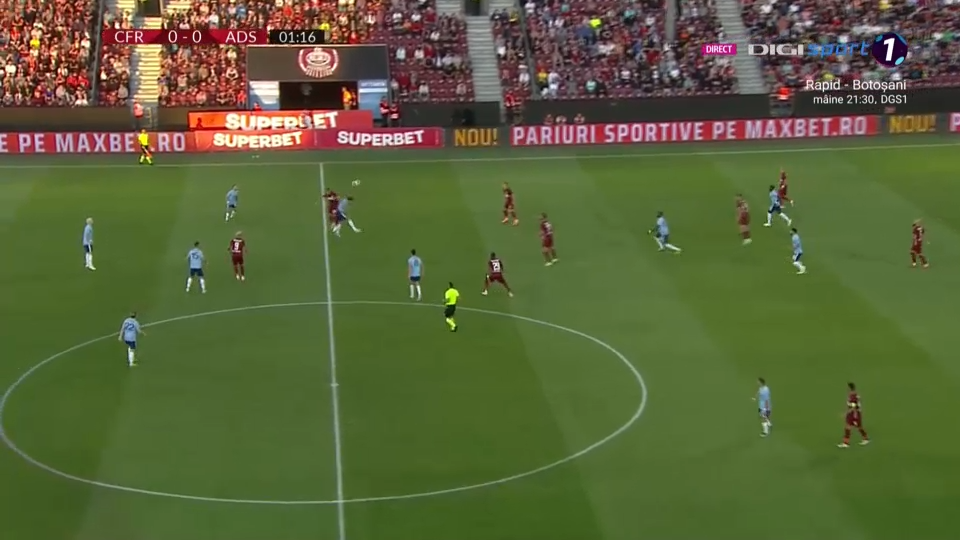 CFR Cluj - Adana Demirspor 1-1 | Rezultat pozitiv pentru primul meci în Conference League, calificarea se joacă în Turcia_2